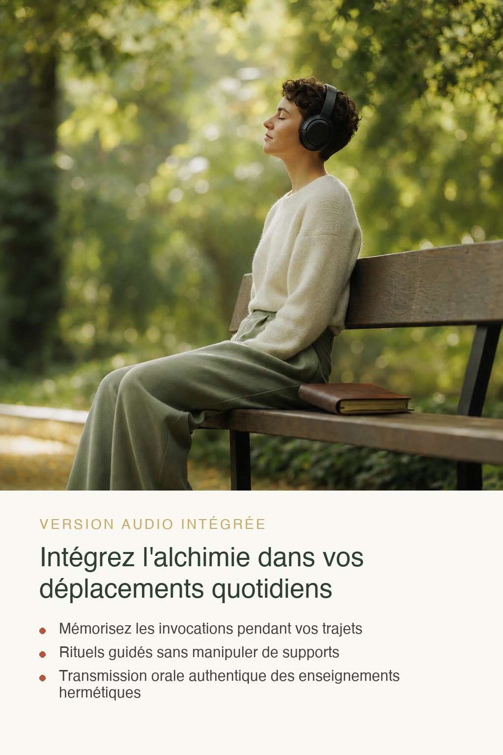 Format audio inclus · Devenez un Alchimiste Spirituel Confirmé Capable de Diriger des Rituels de Transmutation Collective avec Maîtrise