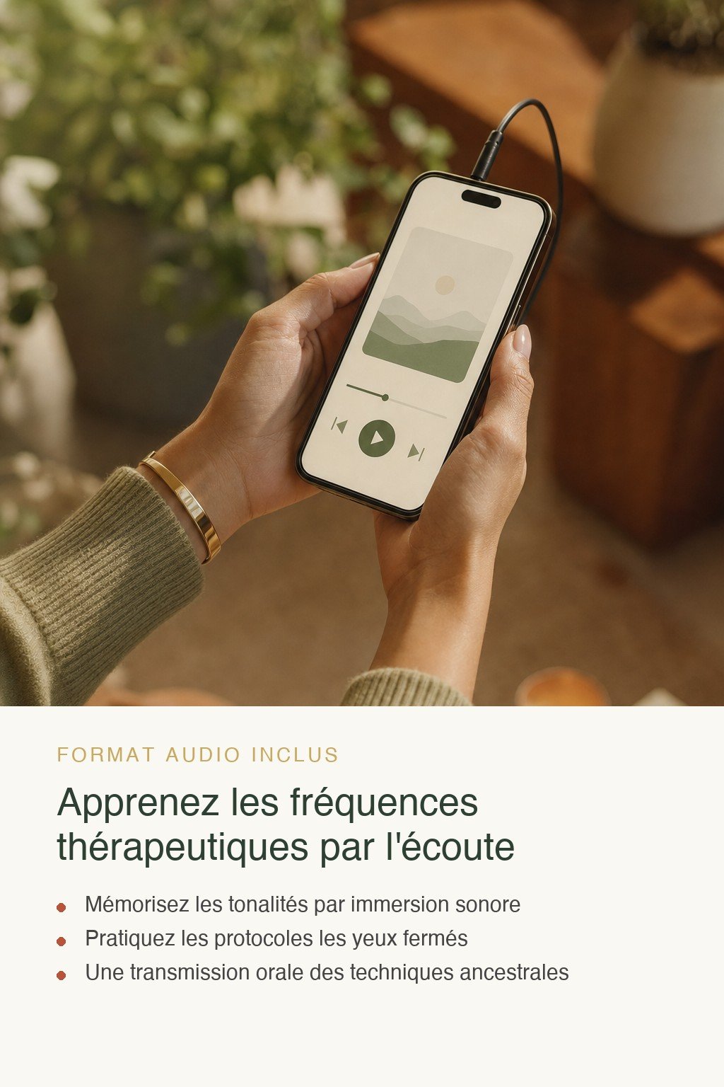 Format audio inclus · Découvrez la Sonothérapie par les Diapasons et Rééquilibrez Vos Énergies dès Votre Première Séance