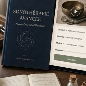 Formation en sonothérapie utilisant les diapasons thérapeutiques pour rééquilibrer les énergies. - Niveau Avancé