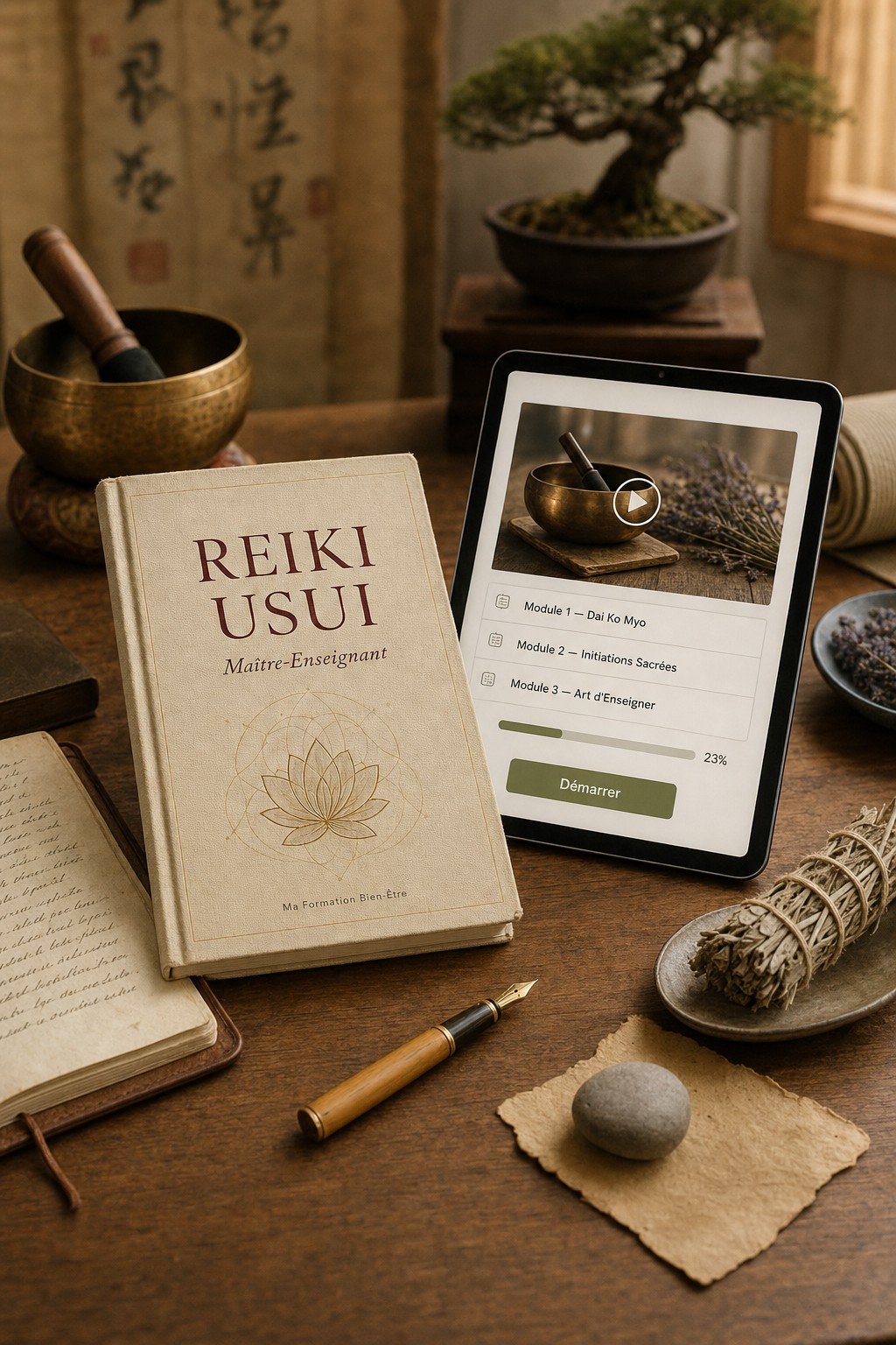 Maîtrisez l'Art du Reiki Usui et Formez la Nouvelle Génération de Praticiens Énergétiques d'Excellence