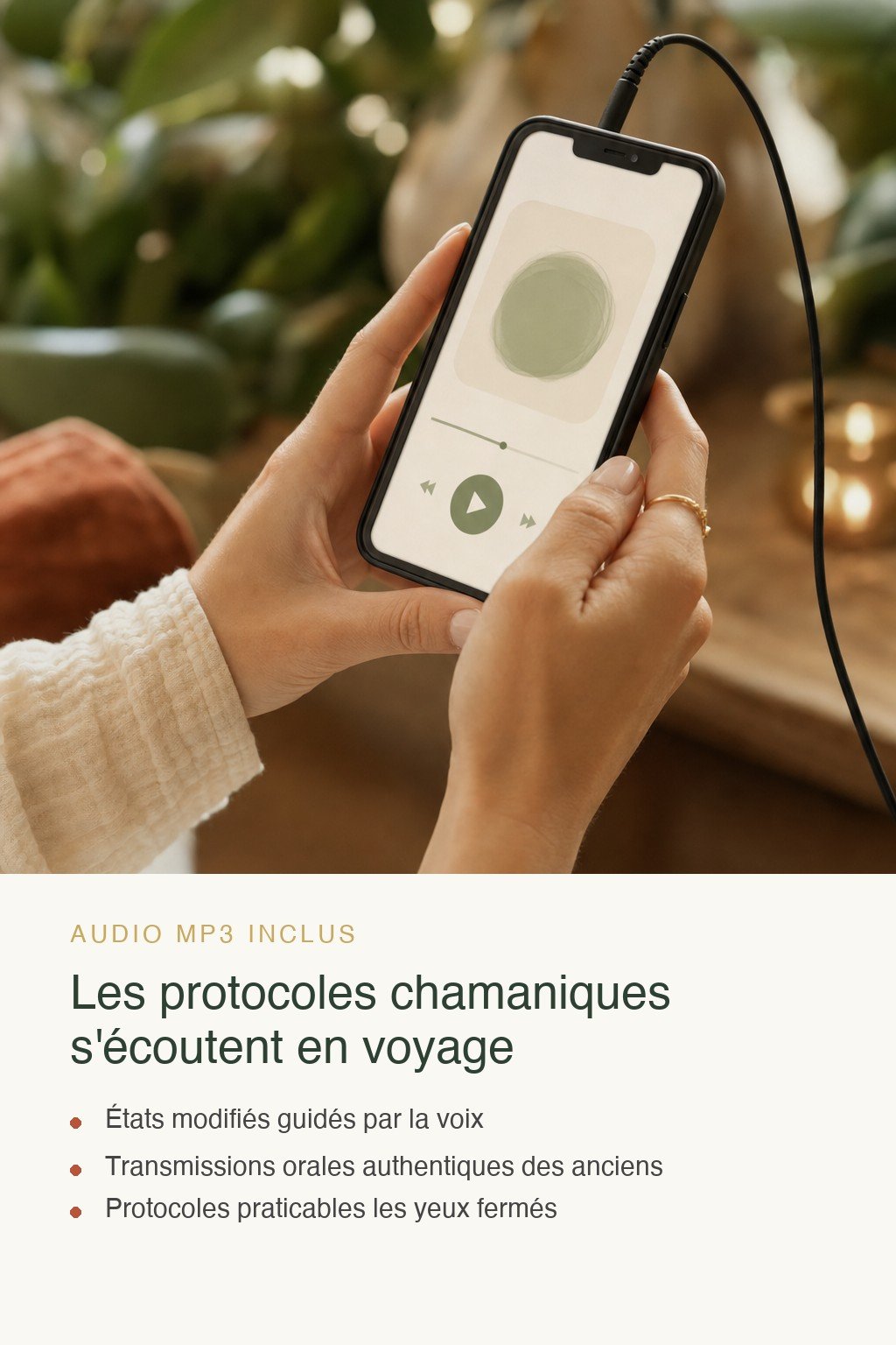 Format audio inclus · Maîtrisez l'Art du Chamanisme Multidimensionnel et Créez Vos Propres Protocoles de Guérison Avancés