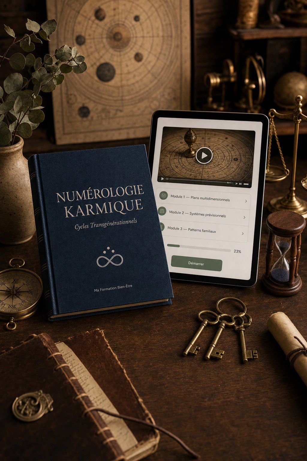 Devenez un Numérologue Karmique Confirmé Capable de Décoder les Cycles Transgénérationnels avec Précision
