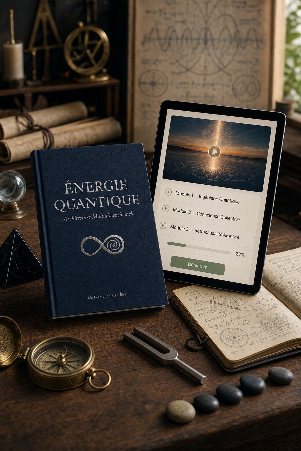 Maîtrisez l'Art de l'Énergie Quantique et Devenez Architecte de Transformations Multidimensionnelles Profondes