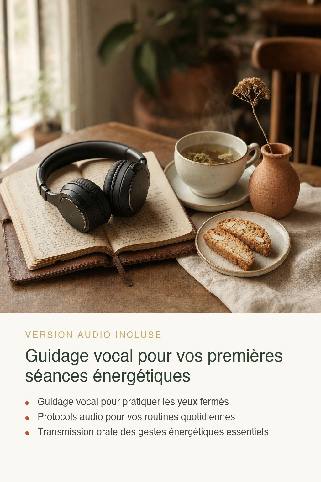 Format audio inclus · Découvrez le Soin Énergétique et Libérez Vos Premières Émotions Bloquées grâce au Pouvoir de Vos Mains