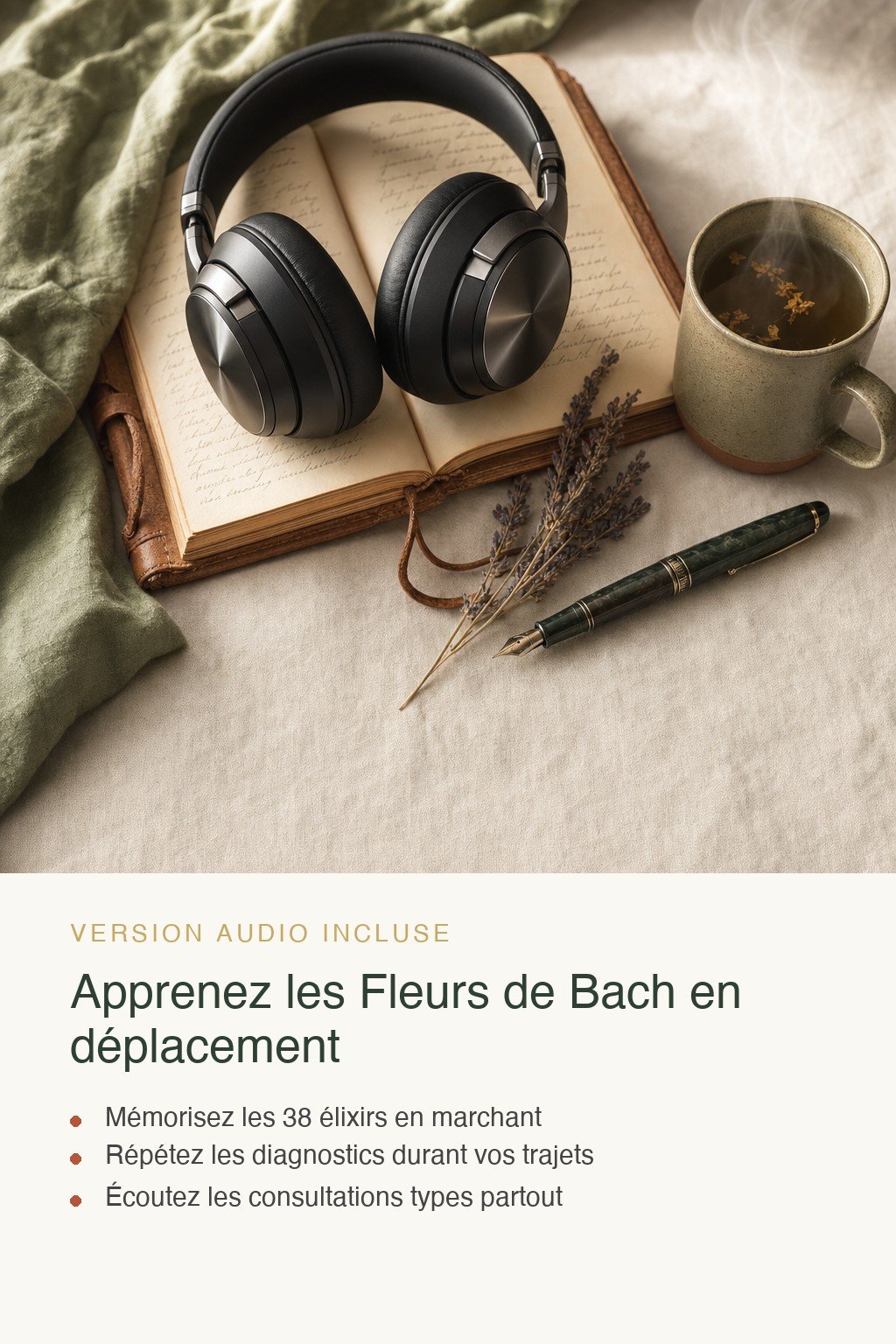 Format audio inclus · Découvrez les Fleurs de Bach et Accompagnez Vos Premiers Clients vers l'Équilibre Émotionnel