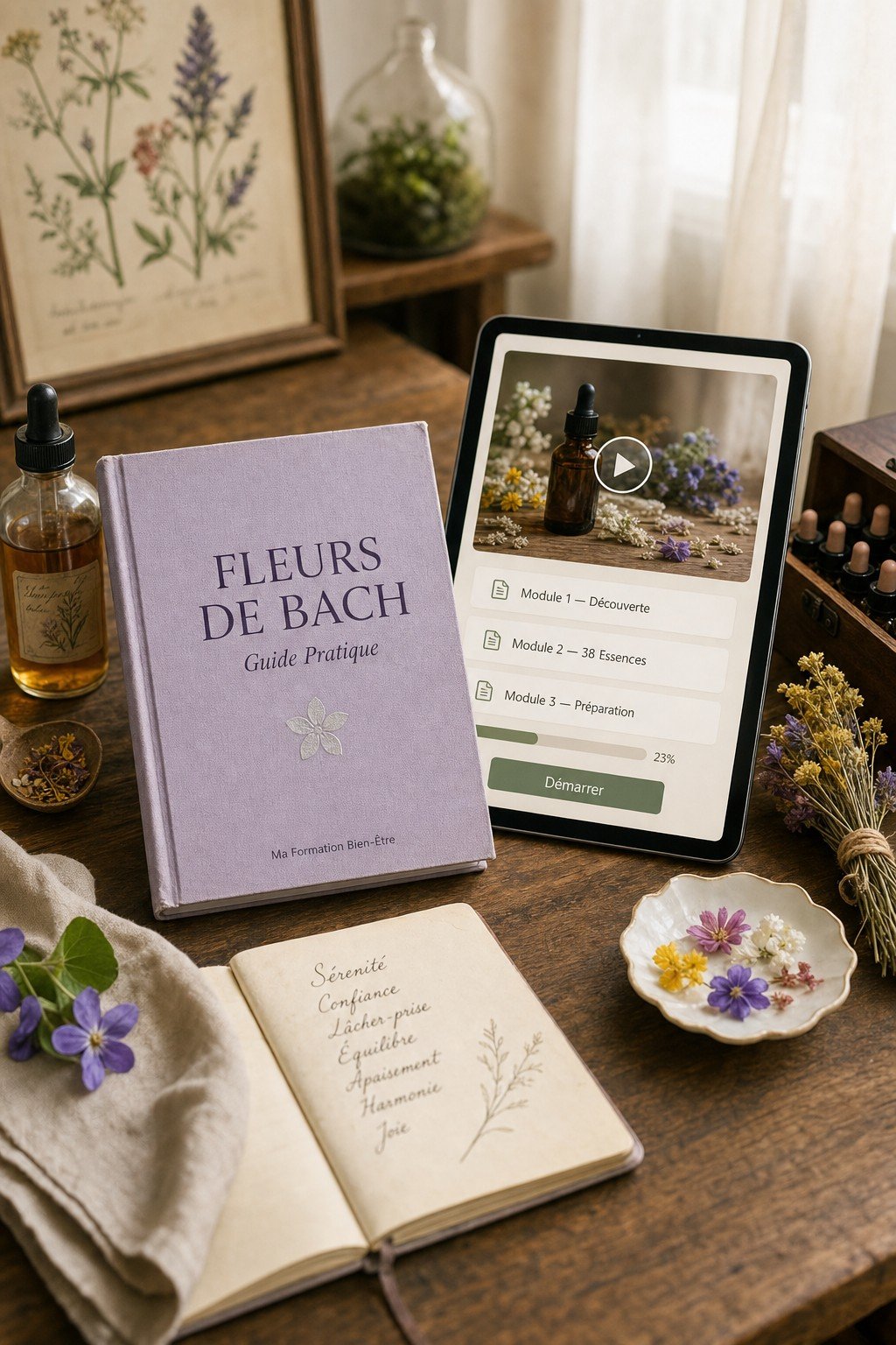 Découvrez les Fleurs de Bach et Accompagnez Vos Premiers Clients vers l'Équilibre Émotionnel
