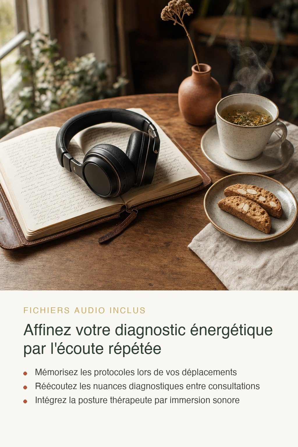 Format audio inclus · Devenez un Praticien Énergétique Confirmé Capable de Traiter les Pathologies Chroniques avec Précision Multidimensionnelle