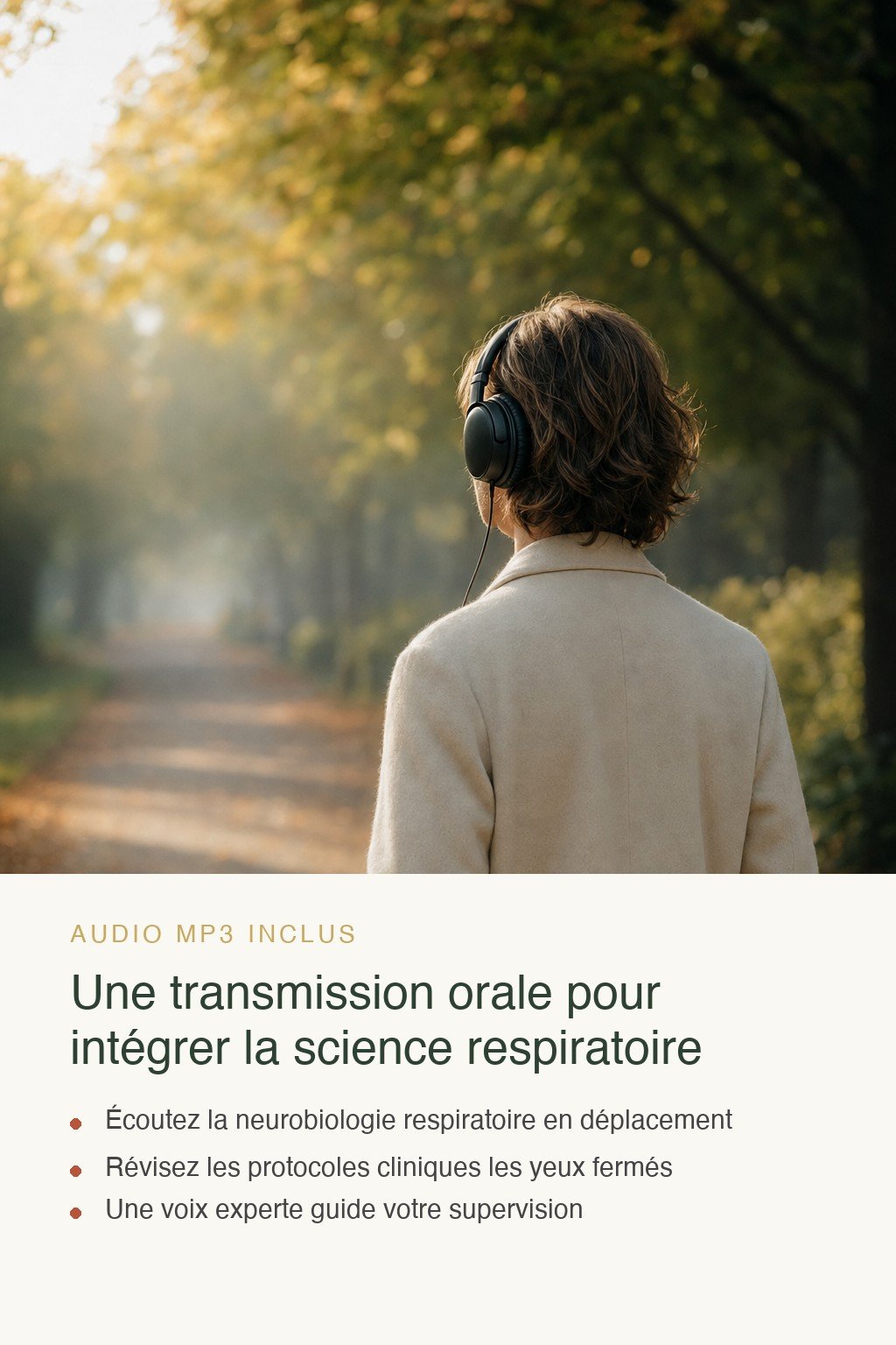 Format audio inclus · Maîtrisez l'Art du Breathwork Clinique et Formez les Praticiens d'Excellence de Demain