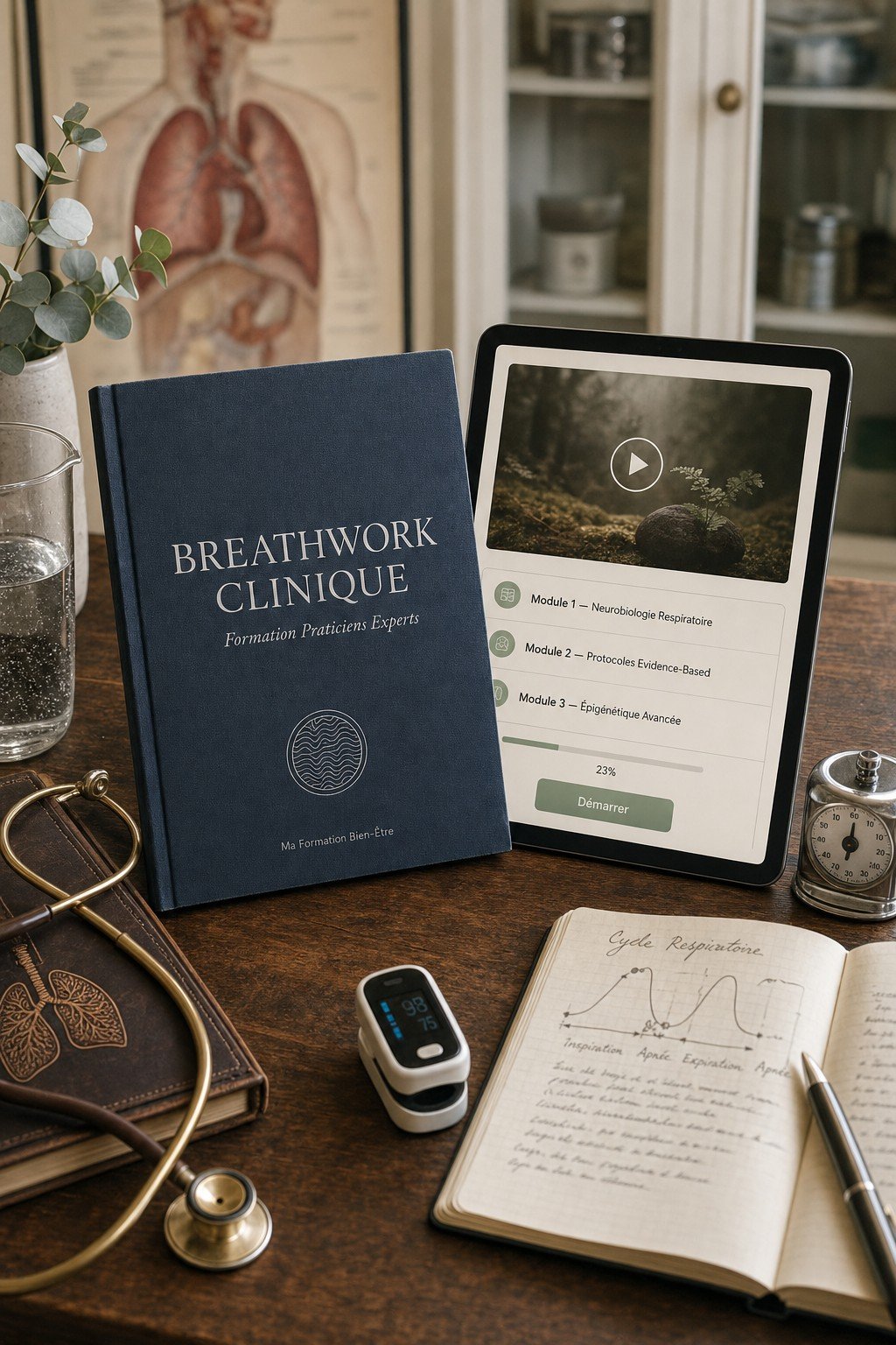 Maîtrisez l'Art du Breathwork Clinique et Formez les Praticiens d'Excellence de Demain