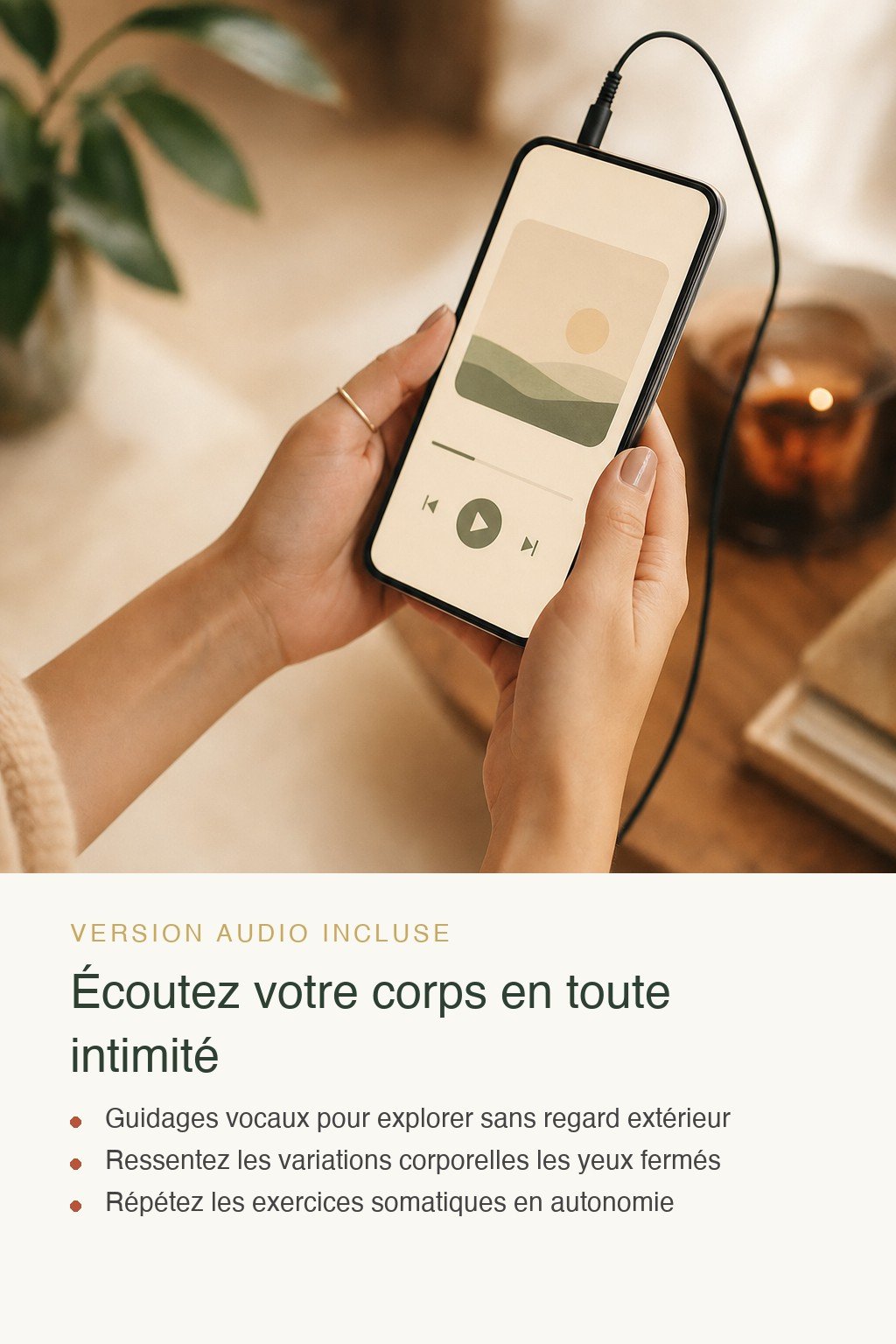 Format audio inclus · Découvrez les Méthodes Somatiques et Faites Vos Premiers Pas vers une Écoute Profonde de Votre Corps
