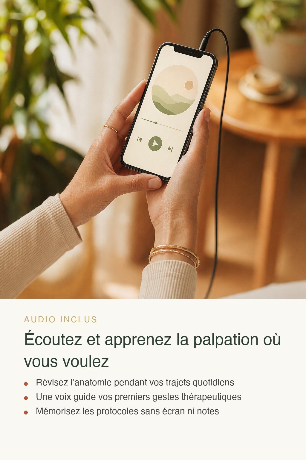 Format audio inclus · Découvrez la Thérapie Manuelle et Soulagez Vos Premières Douleurs Musculo-Squelettiques avec Confiance
