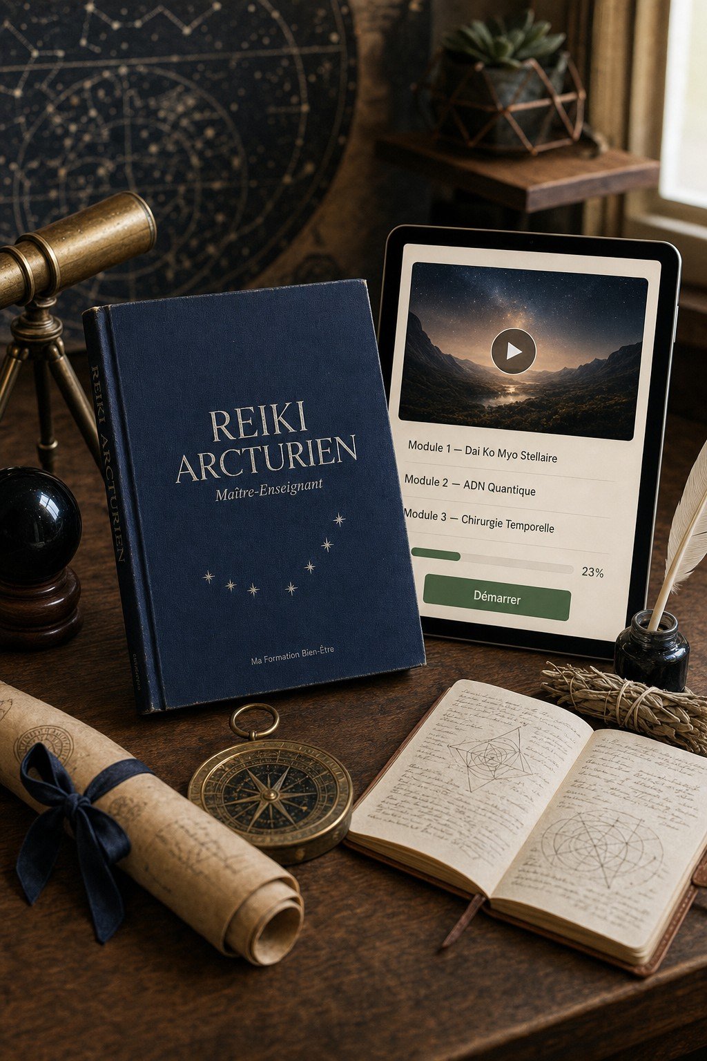 Maîtrisez l'Art du Reiki Arcturien et Initiez d'Autres Praticiens à la Guérison Multidimensionnelle