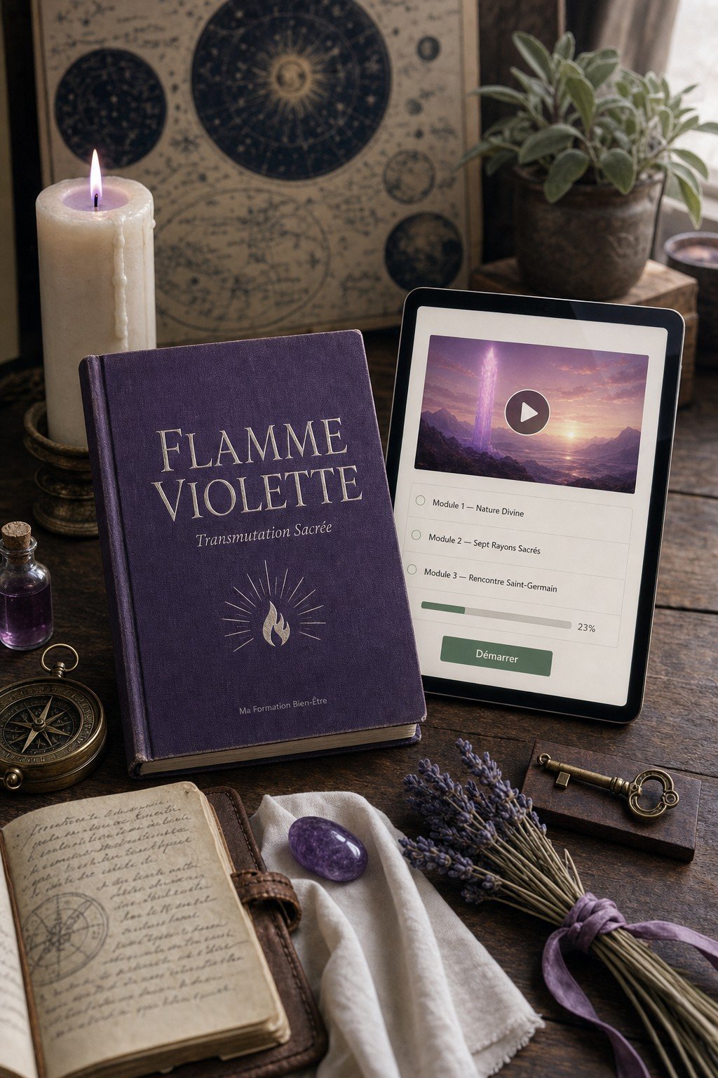 Découvrez la Flamme Violette et Libérez Vos Premiers Blocages Énergétiques grâce à cette Énergie Sacrée de Transmutation