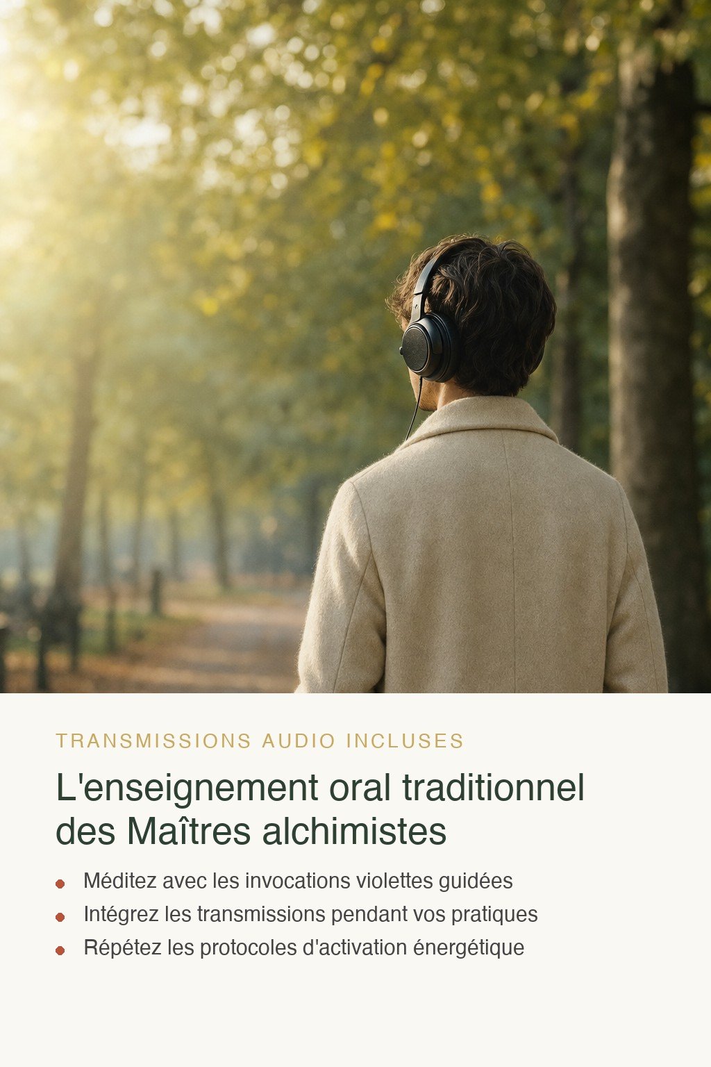 Format audio inclus · Maîtrisez l'Art de la Flamme Violette et Transmettez l'Alchimie Sacrée aux Futurs Initiés