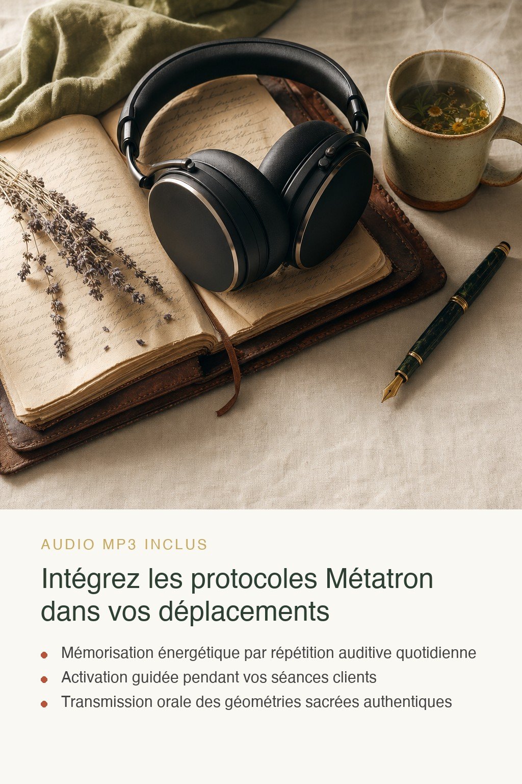Format audio inclus · Devenez un Praticien Métatron Confirmé Capable de Réaliser des Diagnostics Énergétiques Multidimensionnels avec Précision