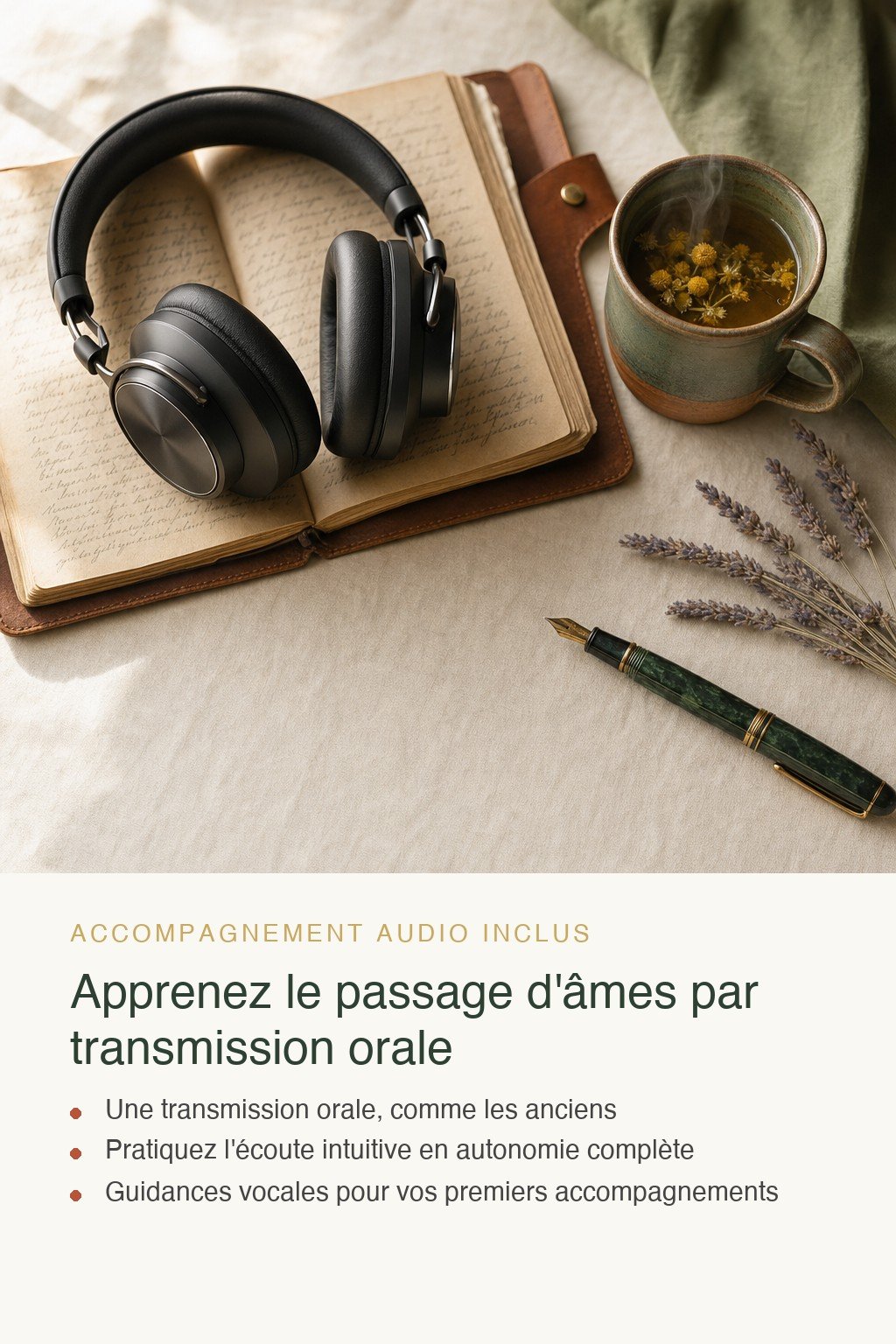 Format audio inclus · Découvrez le Passage d'Âmes et Réalisez Votre Premier Accompagnement vers la Lumière en Toute Sécurité