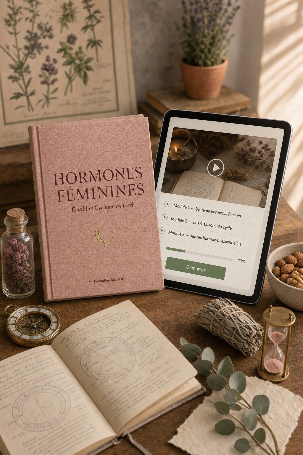 Découvrez Vos Hormones Féminines et Retrouvez Naturellement Votre Équilibre Cyclique