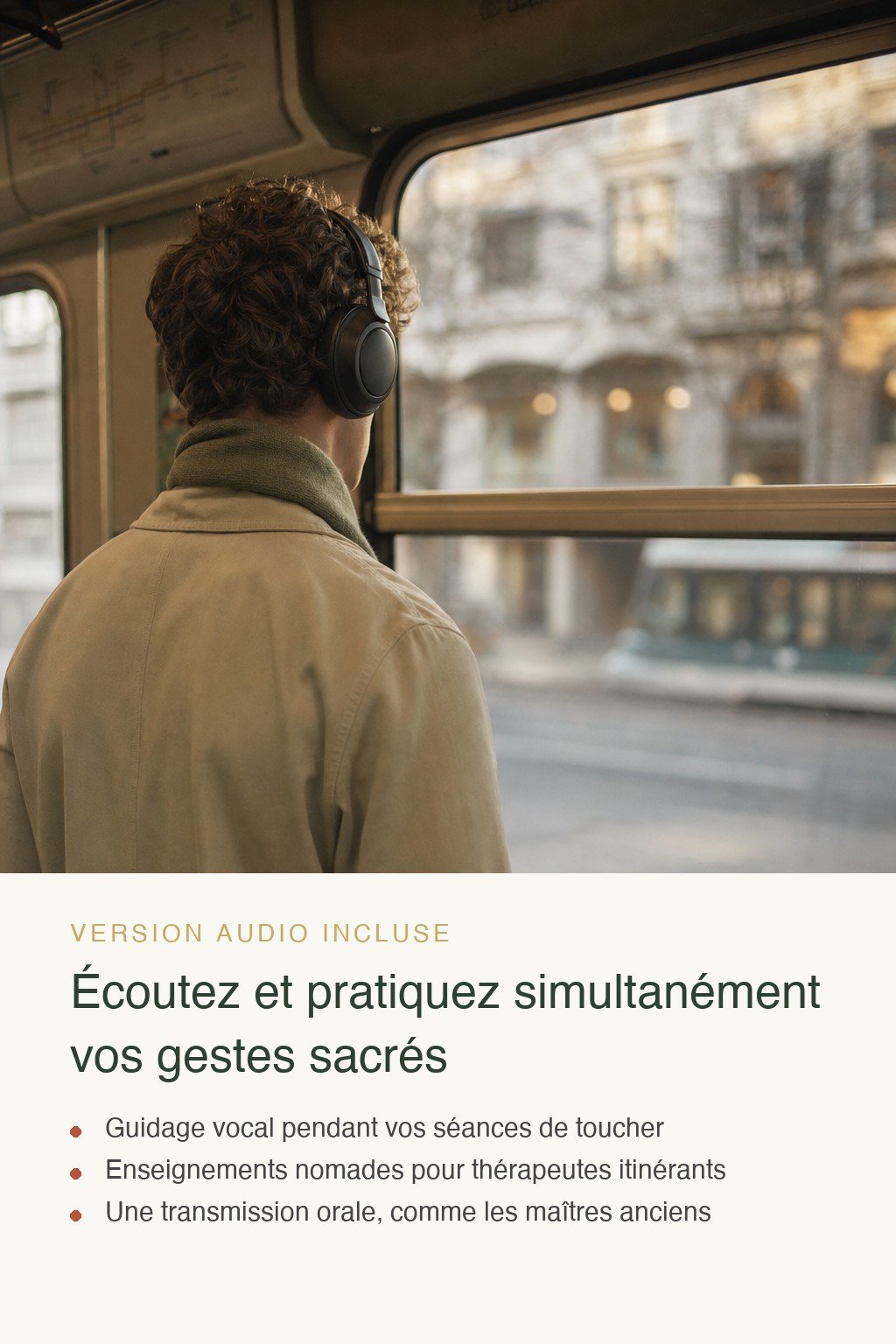 Format audio inclus · Maîtrisez l'Art du Toucher Sacré et Transmettez Votre Expertise de Guérisseur