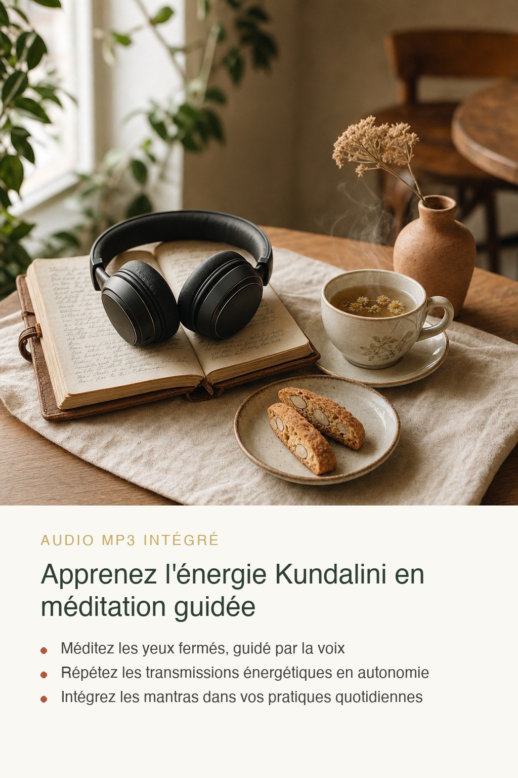 Format audio inclus · Reiki Kundalini : Formation Intégrale de Maître Enseignant