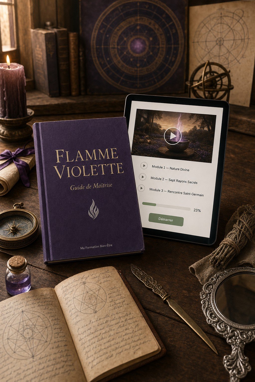 Devenez Maître Enseignant Flamme Violette – Formation Intégrale Certifiante