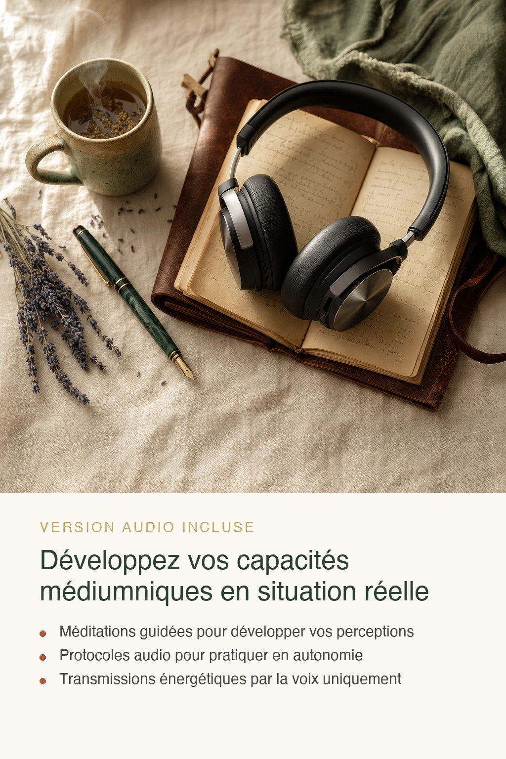 Format audio inclus · Développez vos Capacités Médiumniques : Formation Intégrale de A à Z