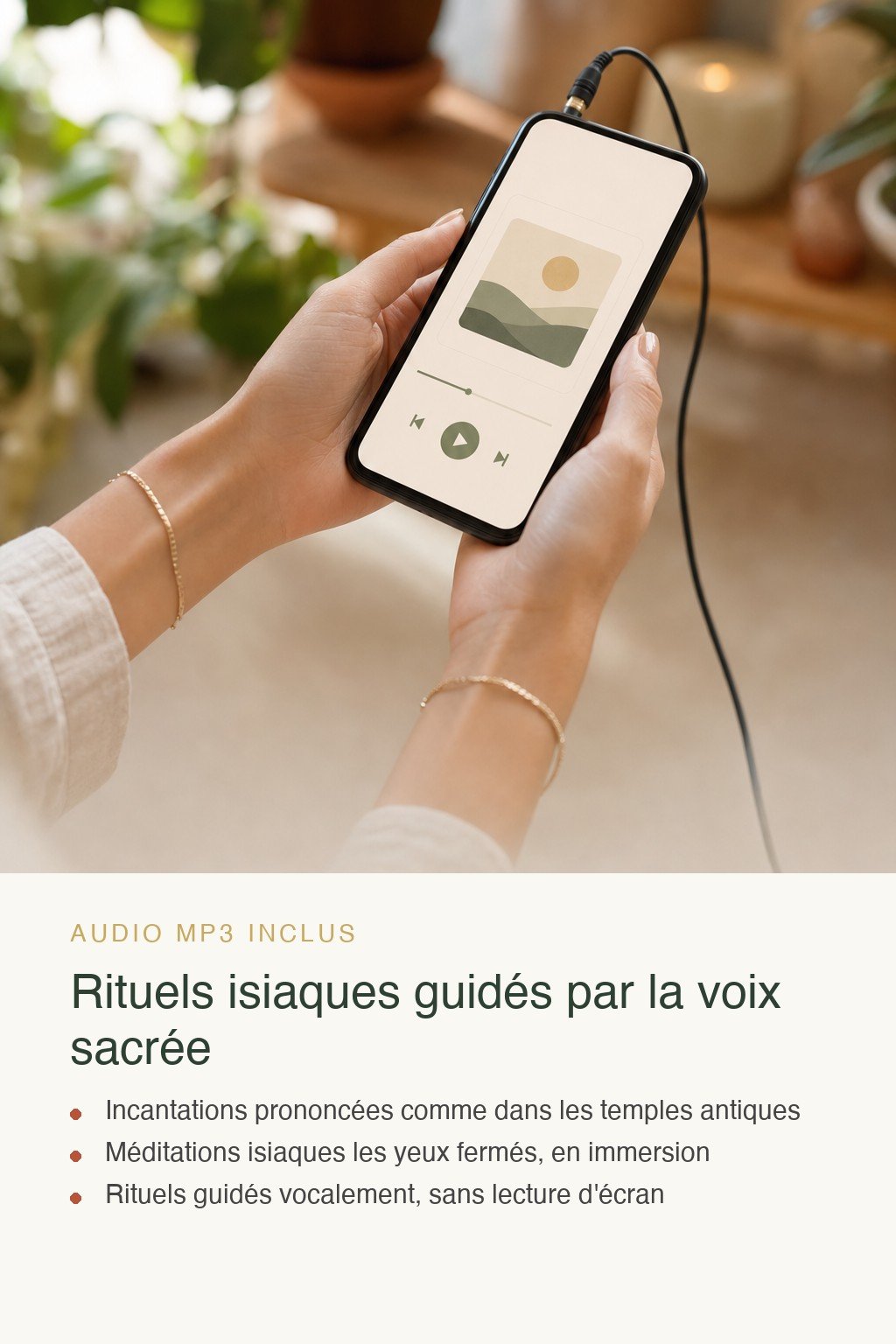 Format audio inclus · La Voie Sacrée d'Isis — Du Premier Éveil à la Maîtrise Enseignante
