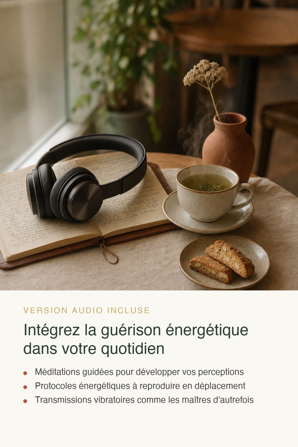 Format audio inclus · Guérison Énergétique et Spirituelle : De la Pratique Personnelle à la Maîtrise d'Enseignant