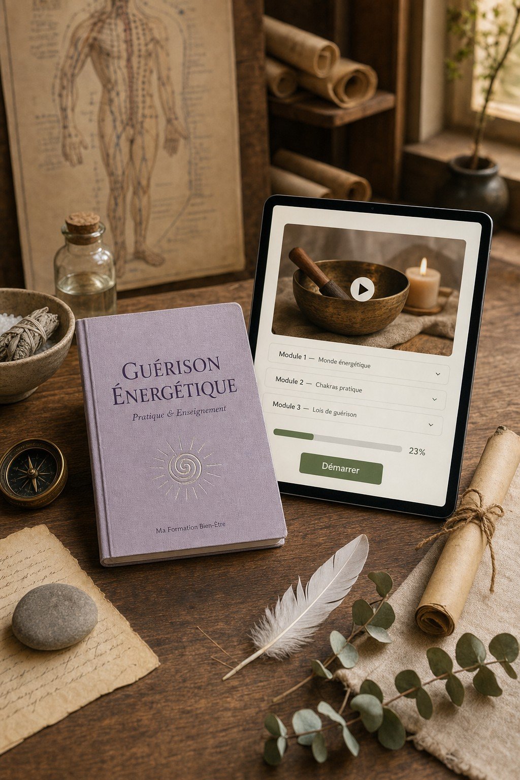 Guérison Énergétique et Spirituelle : De la Pratique Personnelle à la Maîtrise d'Enseignant