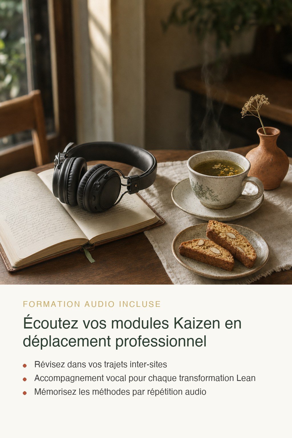 Format audio inclus · Coach Kaizen : Orchestrez l'Excellence Opérationnelle de Votre Organisation