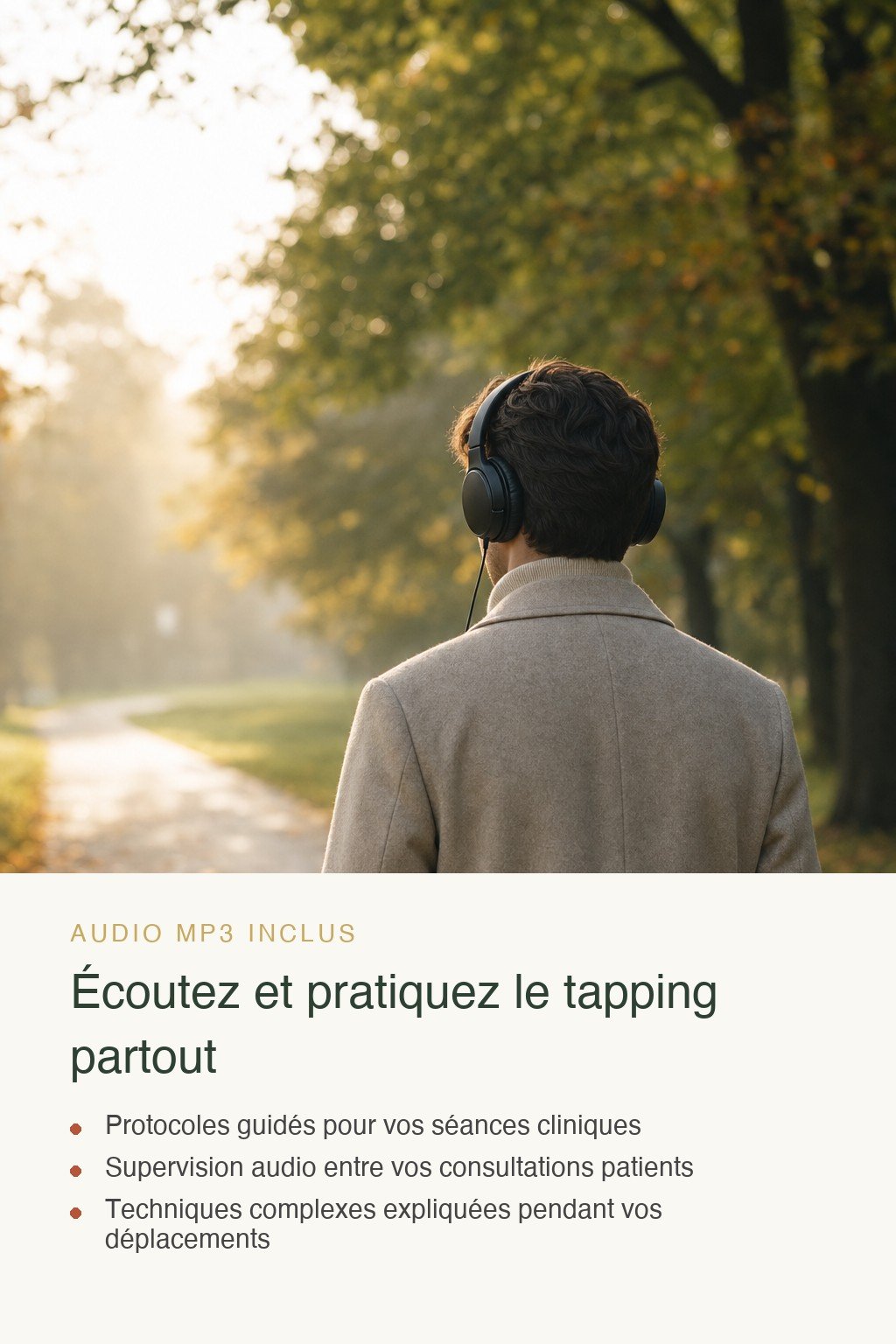 Format audio inclus · EFT Thérapeutique : Du Tapping Personnel à la Supervision Professionnelle