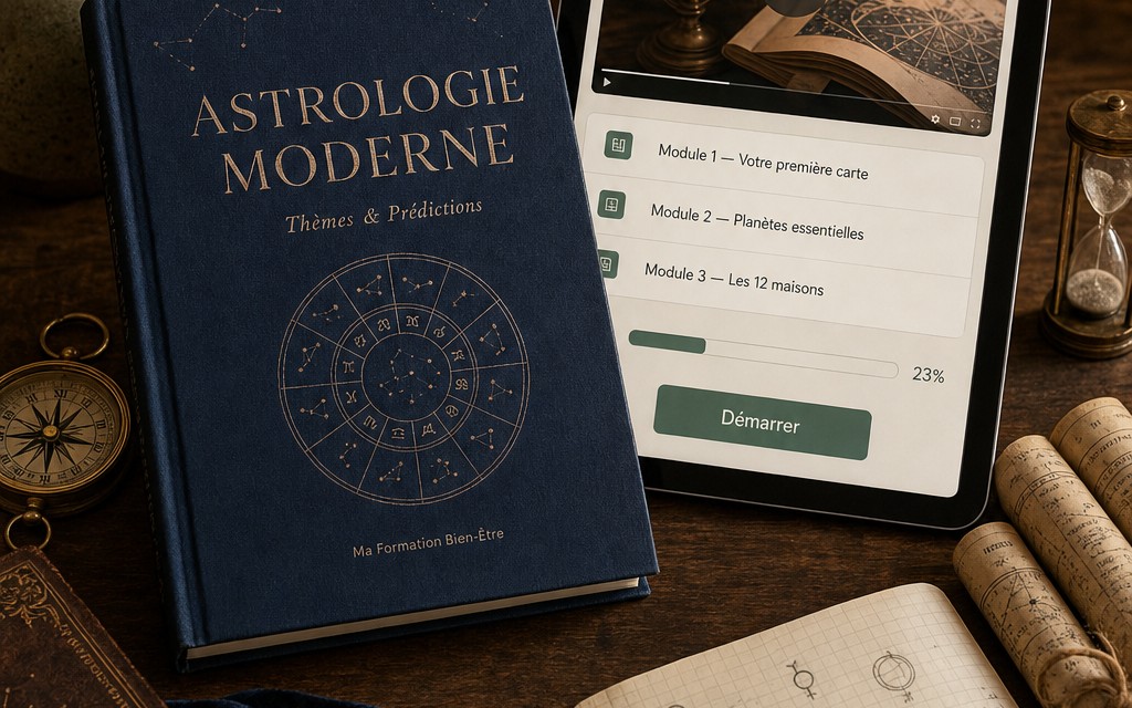 L'Art de l'Astrologie : De la Lecture du Thème Natal à la Maîtrise Professionnelle