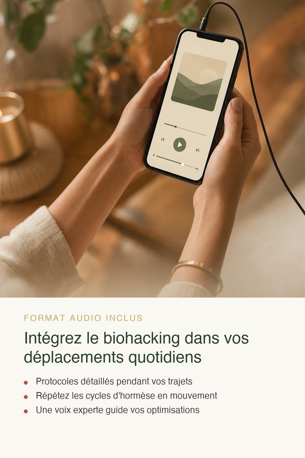 Format audio inclus · Biohacking : Devenez l'Architecte de Votre Biologie en 24 Modules
