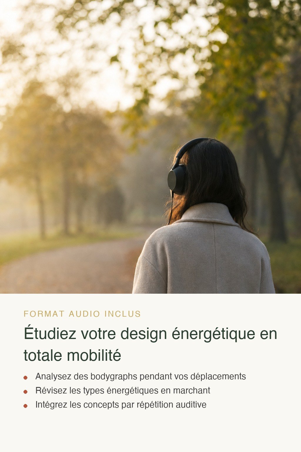 Format audio inclus · Design Humain : Révélez Votre Carte Énergétique et Devenez Praticien Certifié