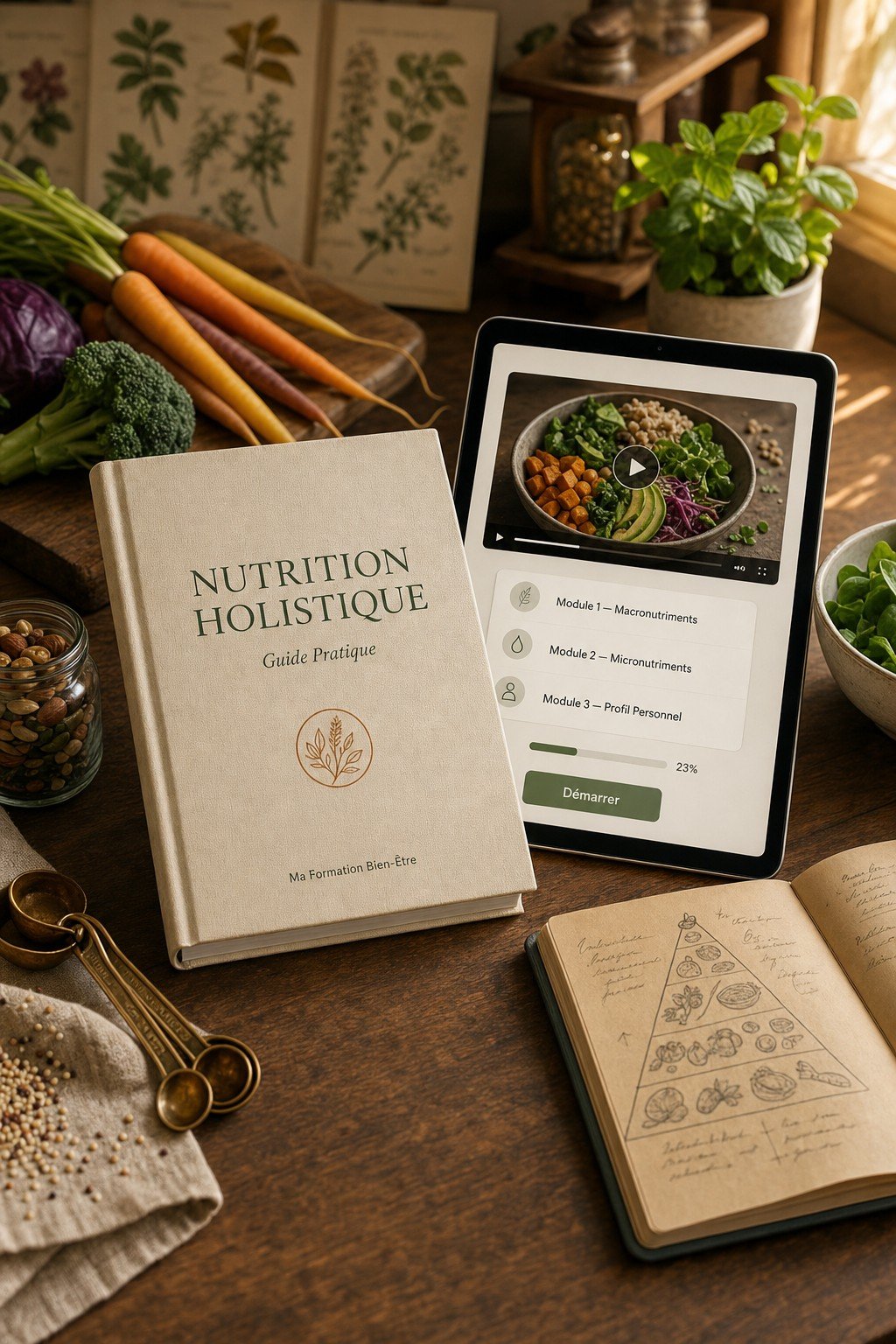 Découvrez la Nutrition Holistique et Faites Vos Premiers Pas vers l'Accompagnement Santé Naturel
