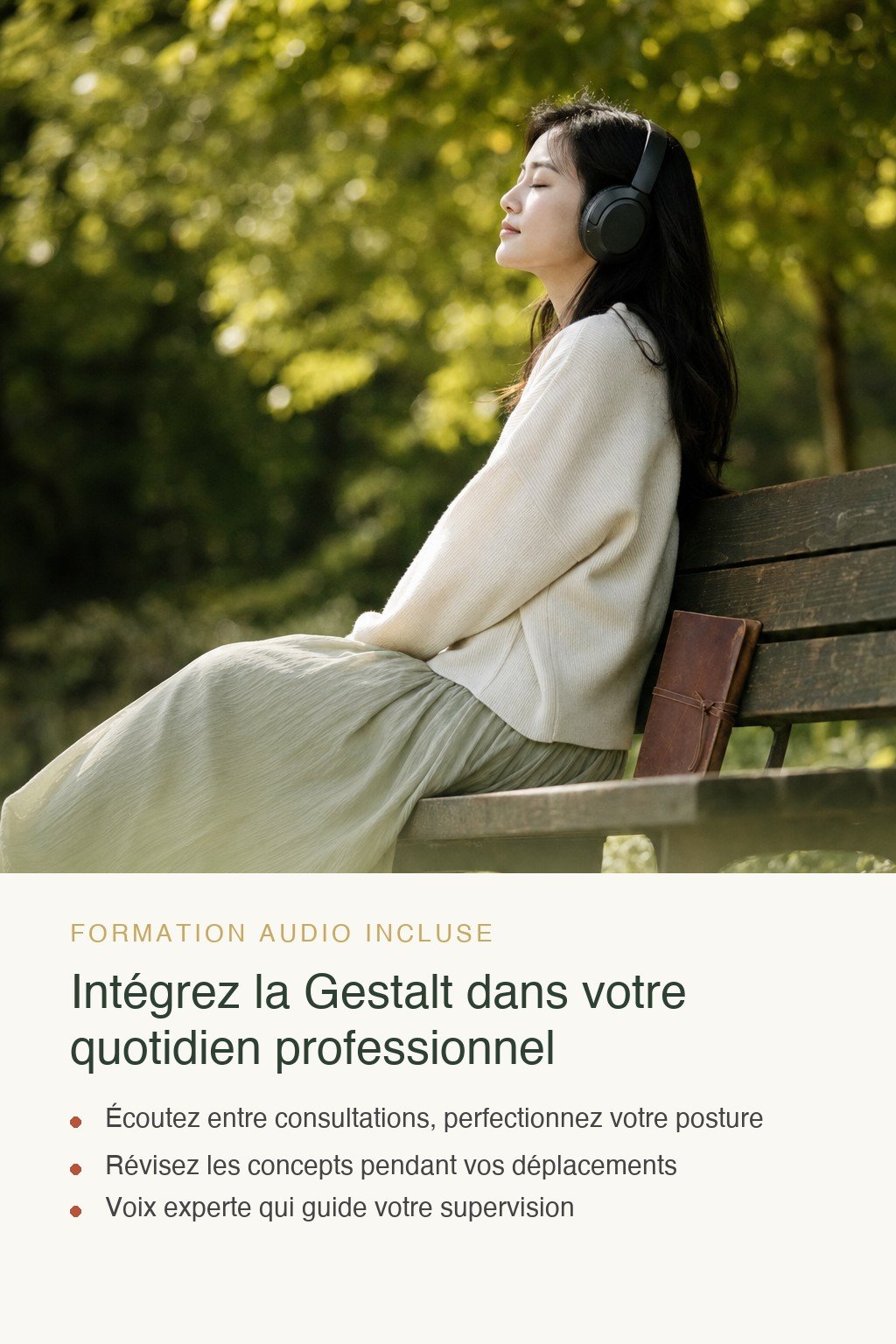 Format audio inclus · Gestalt-Thérapie : De la Pratique Personnelle à la Supervision Experte