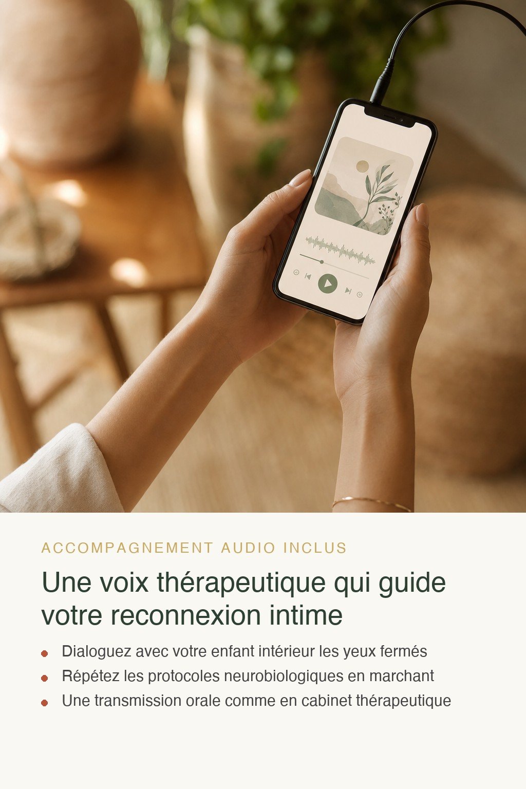 Format audio inclus · Guérison de l'Enfant Intérieur : De la Reconnexion à la Transmission Thérapeutique