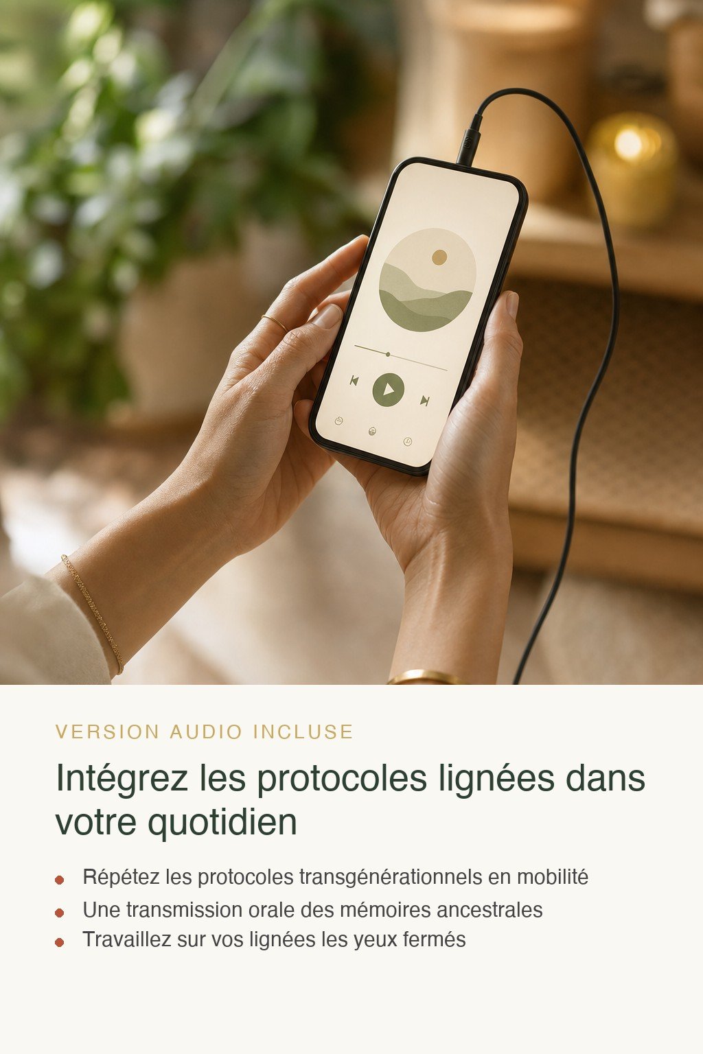 Format audio inclus · Libérez Vos Lignées Maternelles : De la Guérison Personnelle à la Transmission Professionnelle
