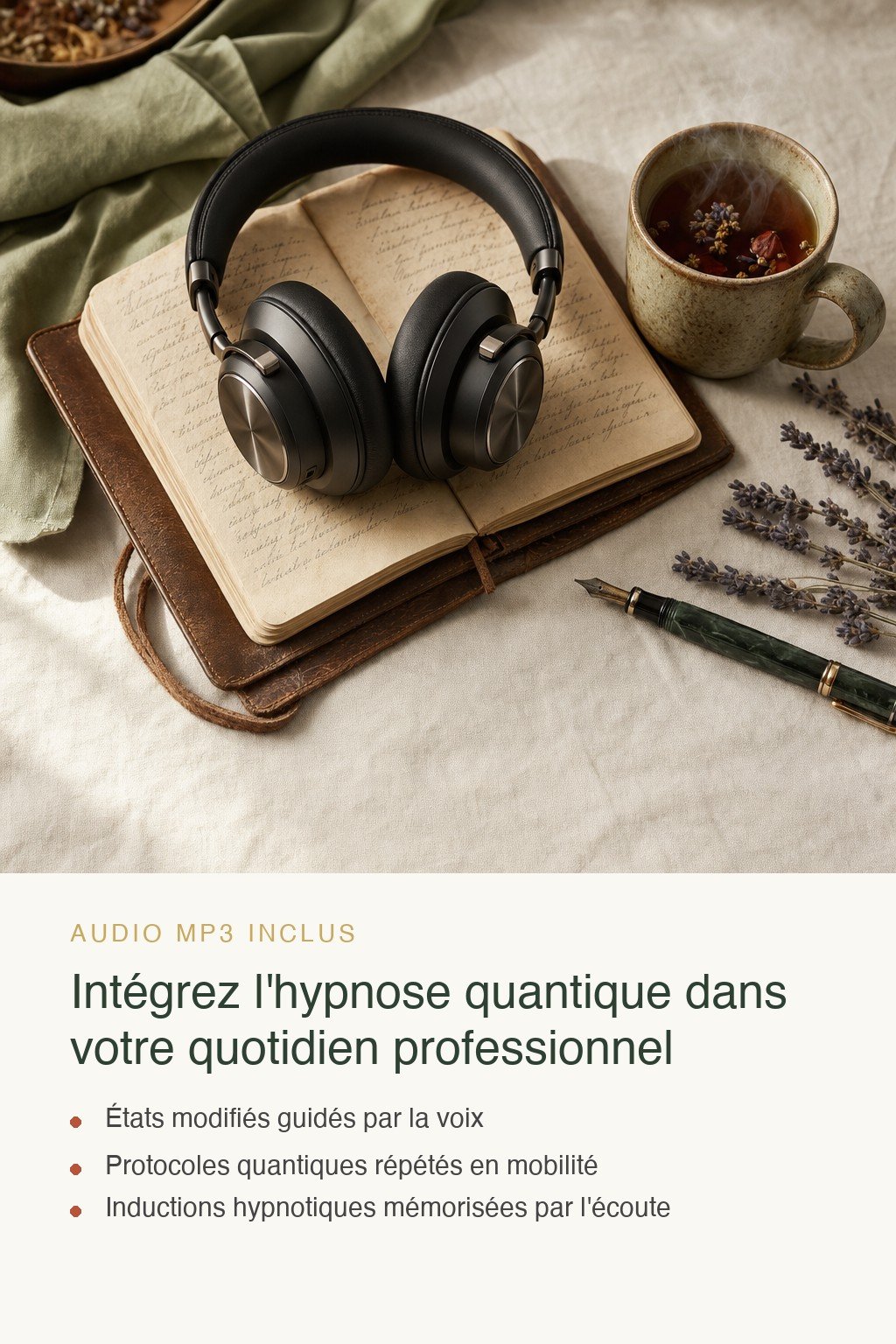 Format audio inclus · Hypnose Quantique : Maîtrisez l'Art de la Transformation Multidimensionnelle