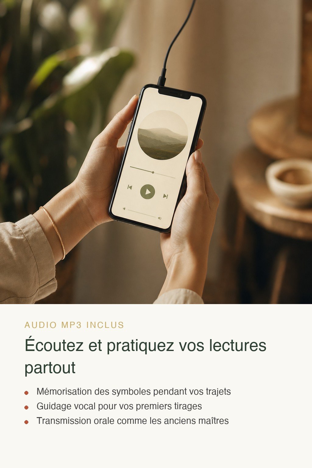 Format audio inclus · L'Art de la Lecture Oraculaire — Du Premier Tirage à la Transmission
