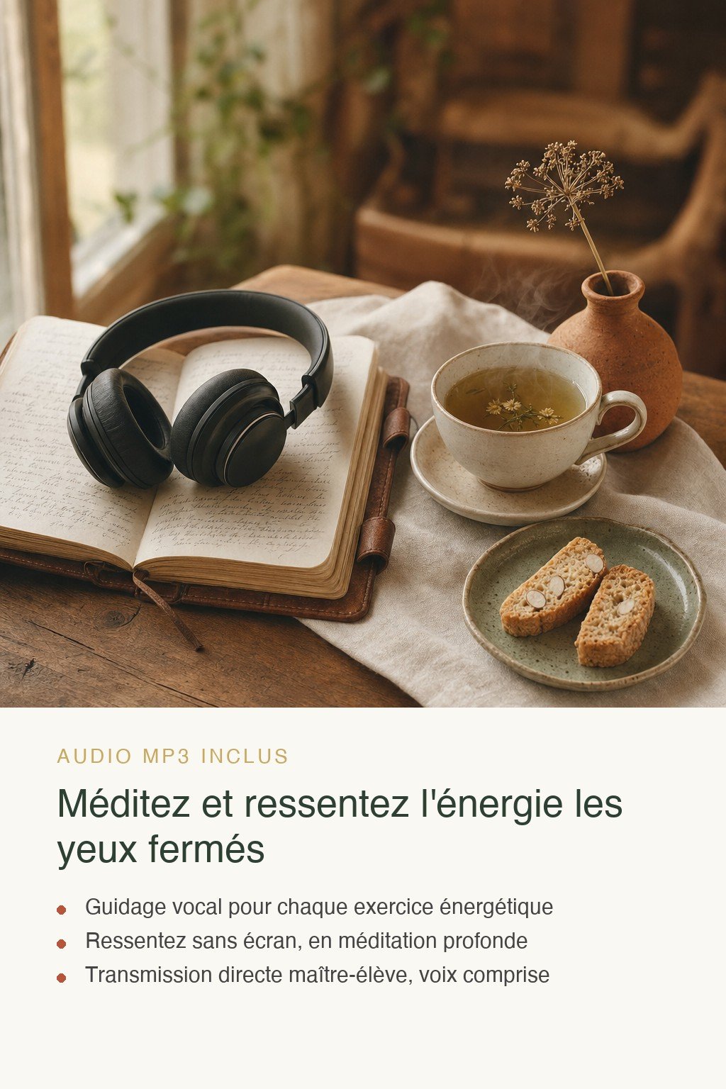 Format audio inclus · Magnétisme & Énergie Quantique : De la Première Sensation à la Maîtrise Thérapeutique