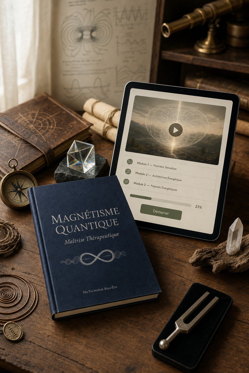 Magnétisme & Énergie Quantique : De la Première Sensation à la Maîtrise Thérapeutique