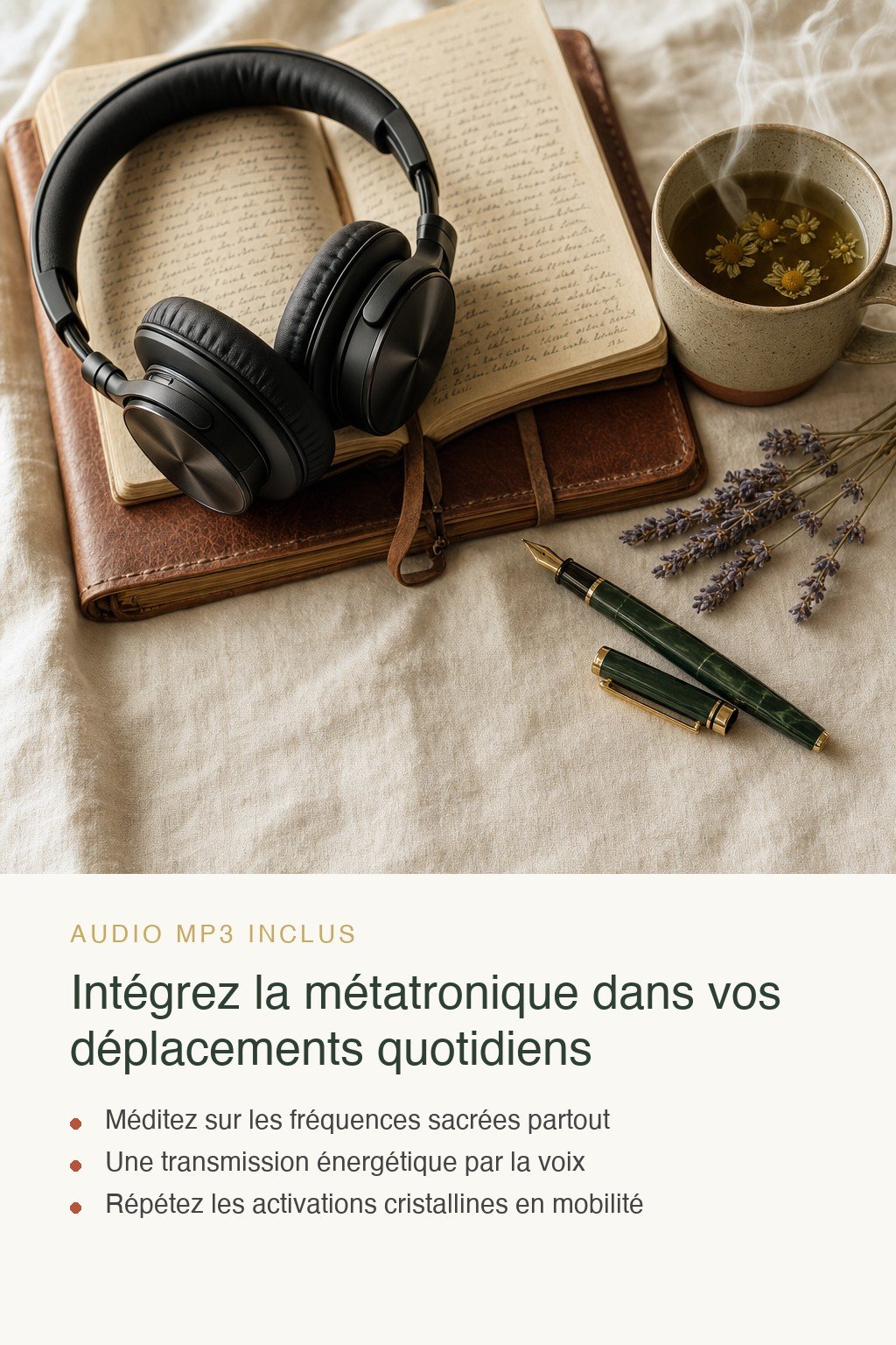 Format audio inclus · Métatron Énergétique : La Voie du Maître Praticien en 24 Modules