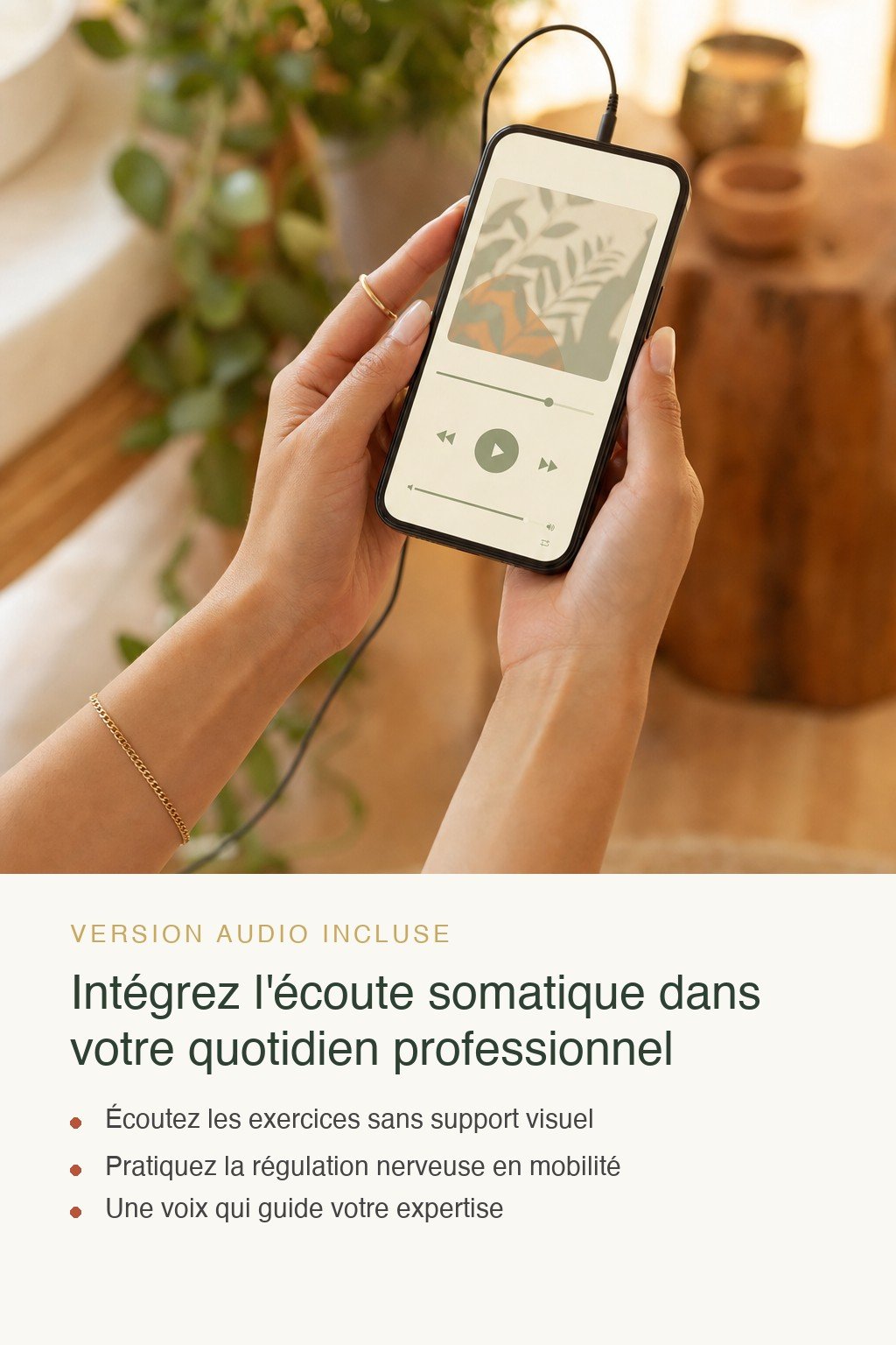 Format audio inclus · Méthodes Somatiques : La Voie du Praticien-Formateur Certifié