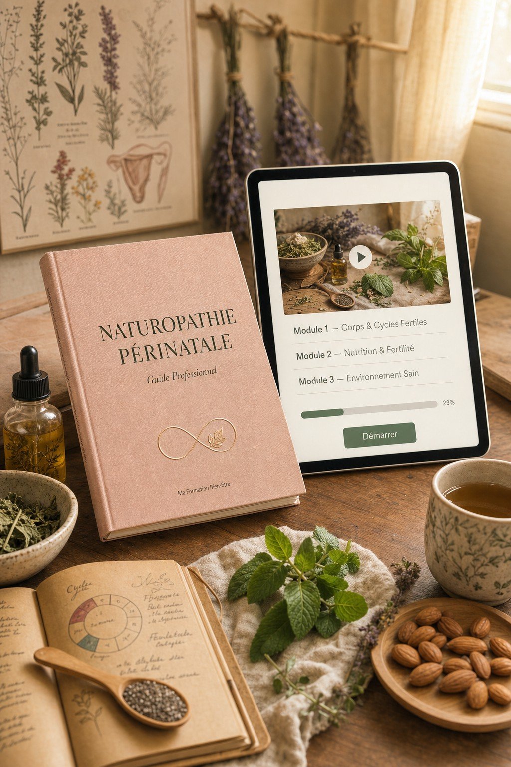 Naturopathie Périnatale : De la Pré-Conception au Post-Partum — Méthode Professionnelle