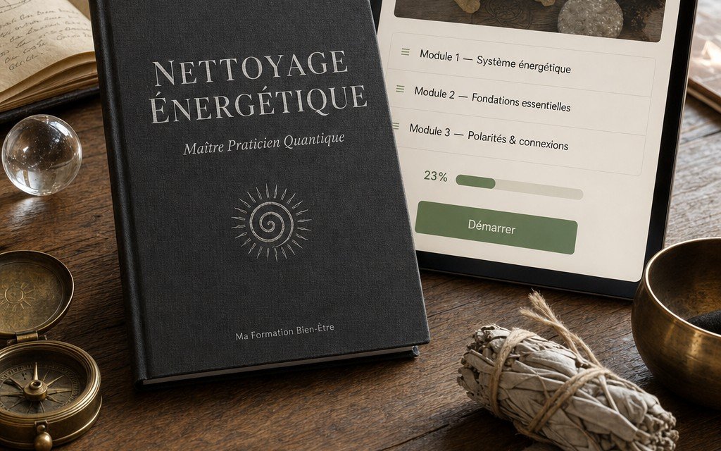 Maître Praticien en Nettoyage Énergétique : 24 Modules vers l'Excellence