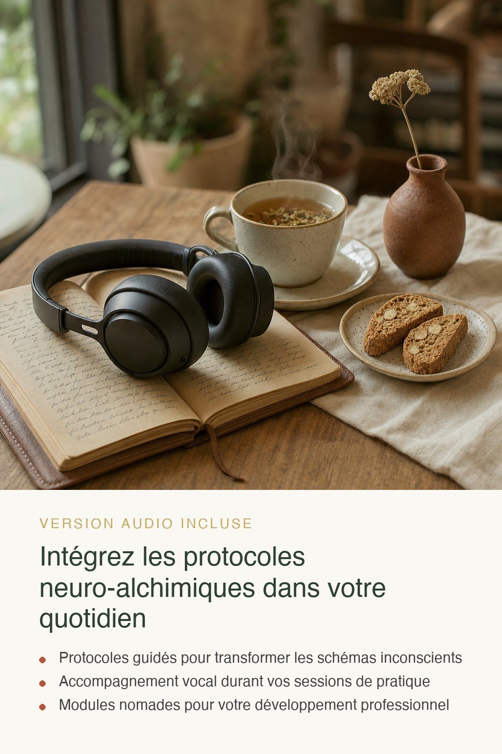 Format audio inclus · Neuro-Alchimie Intégrative : La Voie du Praticien Transformationnel