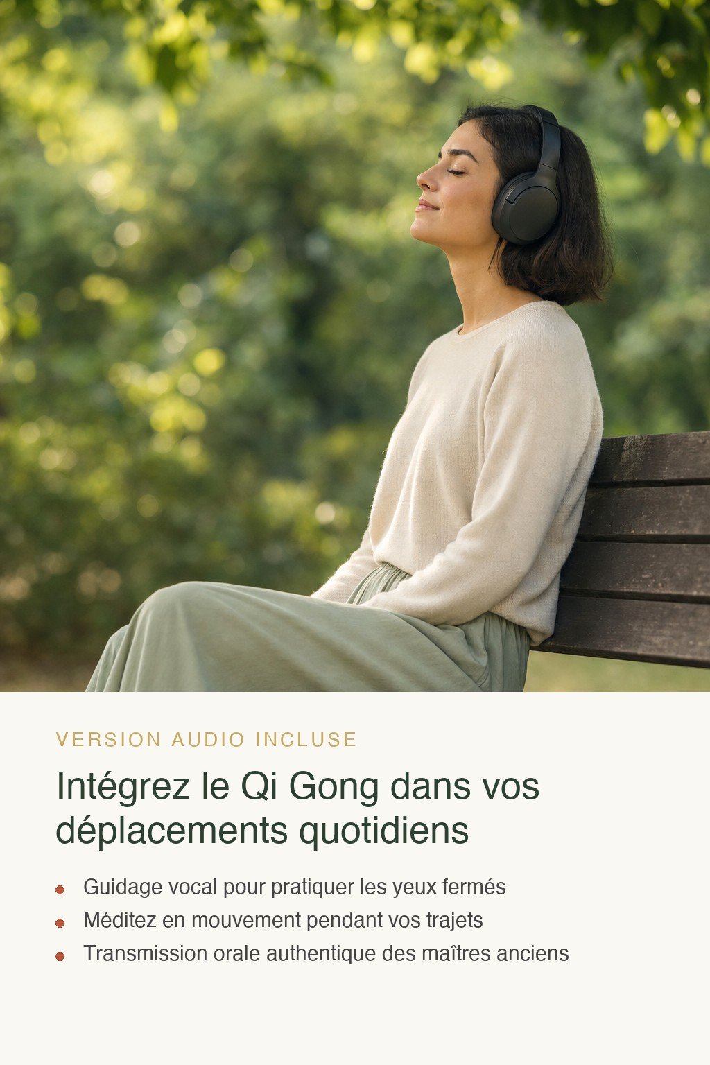 Format audio inclus · L'Art du Qi Gong — De la Pratique Personnelle à la Transmission Experte