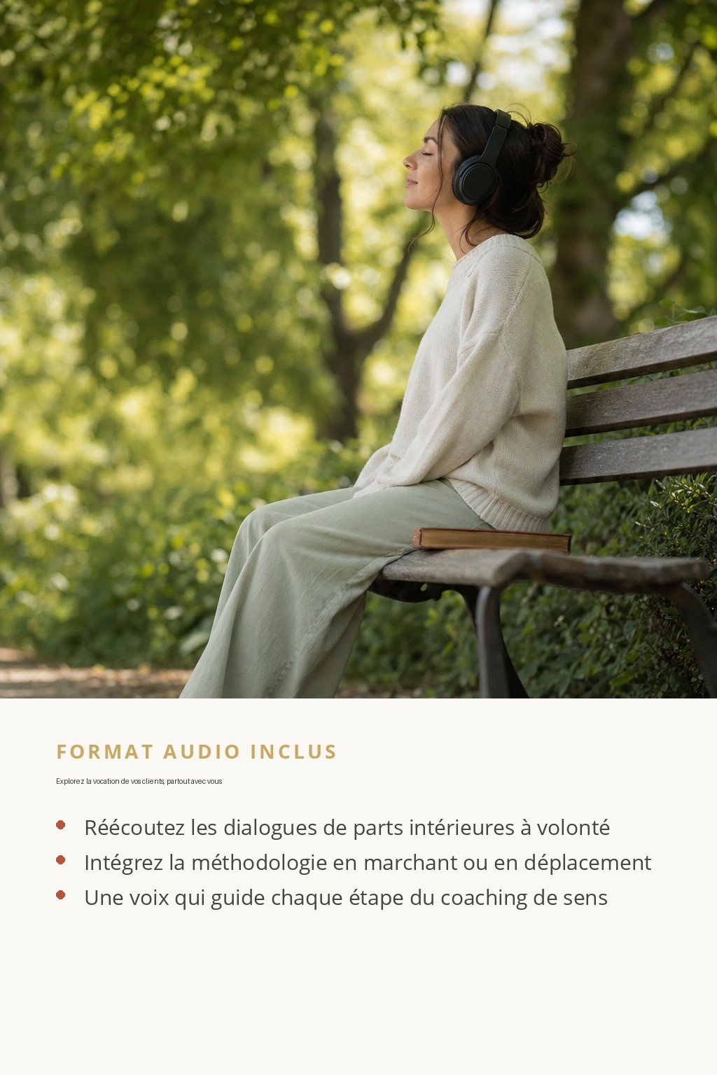 Format audio inclus · Guidez vos clients vers leur vocation et leur alignement intérieur
