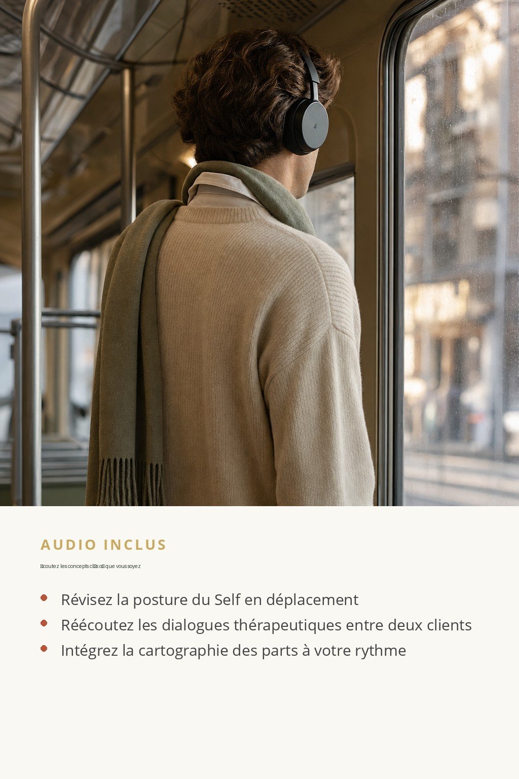 Format audio inclus · Maîtrisez l'Approche des Parts Intérieures et enrichissez votre pratique d'accompagnement