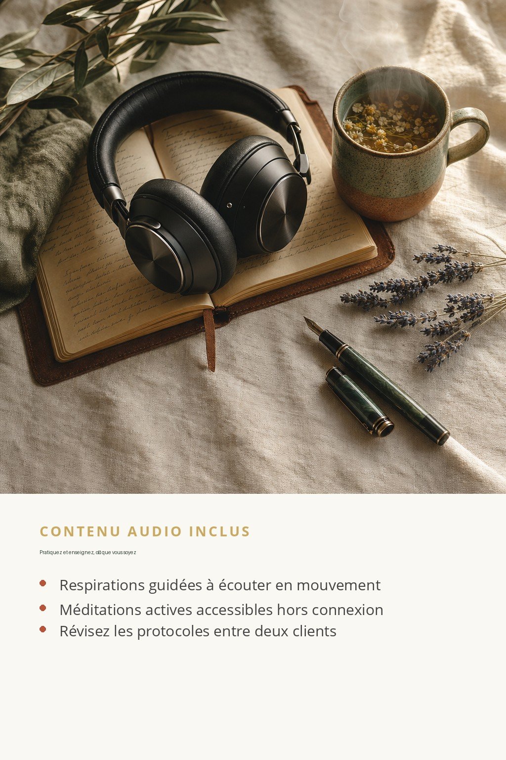 Format audio inclus · Maîtrisez le Yoga des Énergies Ascendantes et certifiez votre pratique professionnelle